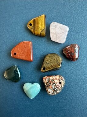 Vintage Loose Semi Precious Stones Beads A